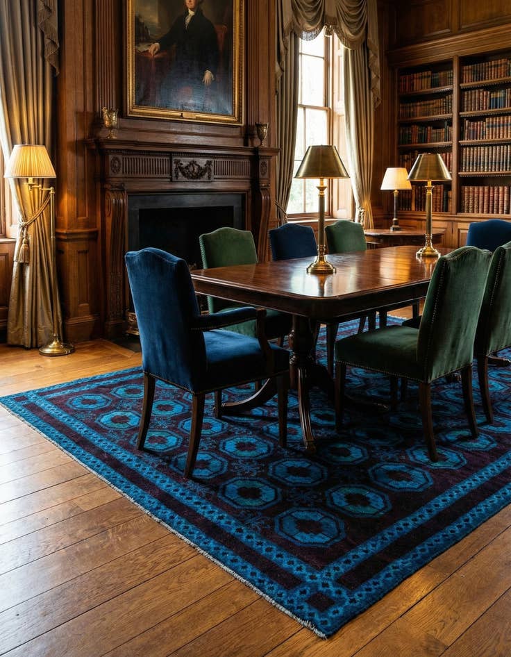 Detail image of 6' 2 x 9' 4  Hand Knotted Ultra Vintage Wool Rug