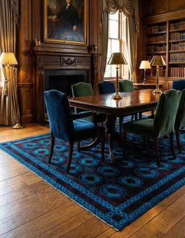 6' 2 x 9' 4 Hand Knotted Ultra Vintage Wool Rug