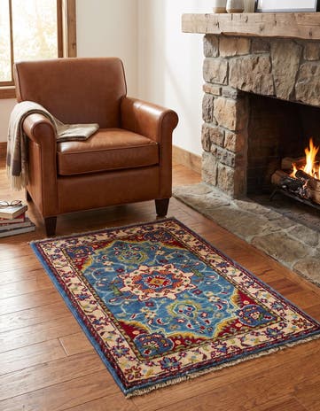 1' 10 x 2' 11 Hand Knotted Kazak Rug