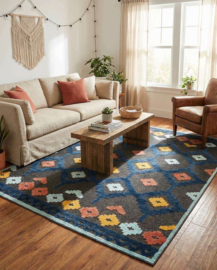 7' 10 x 10' Easy-Clean Belize Indoor / Outdoor Rug