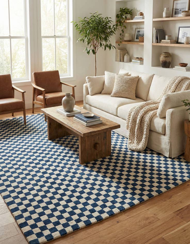 Detail image of 7' 10 x 10' Hand Tufted Wool Rug