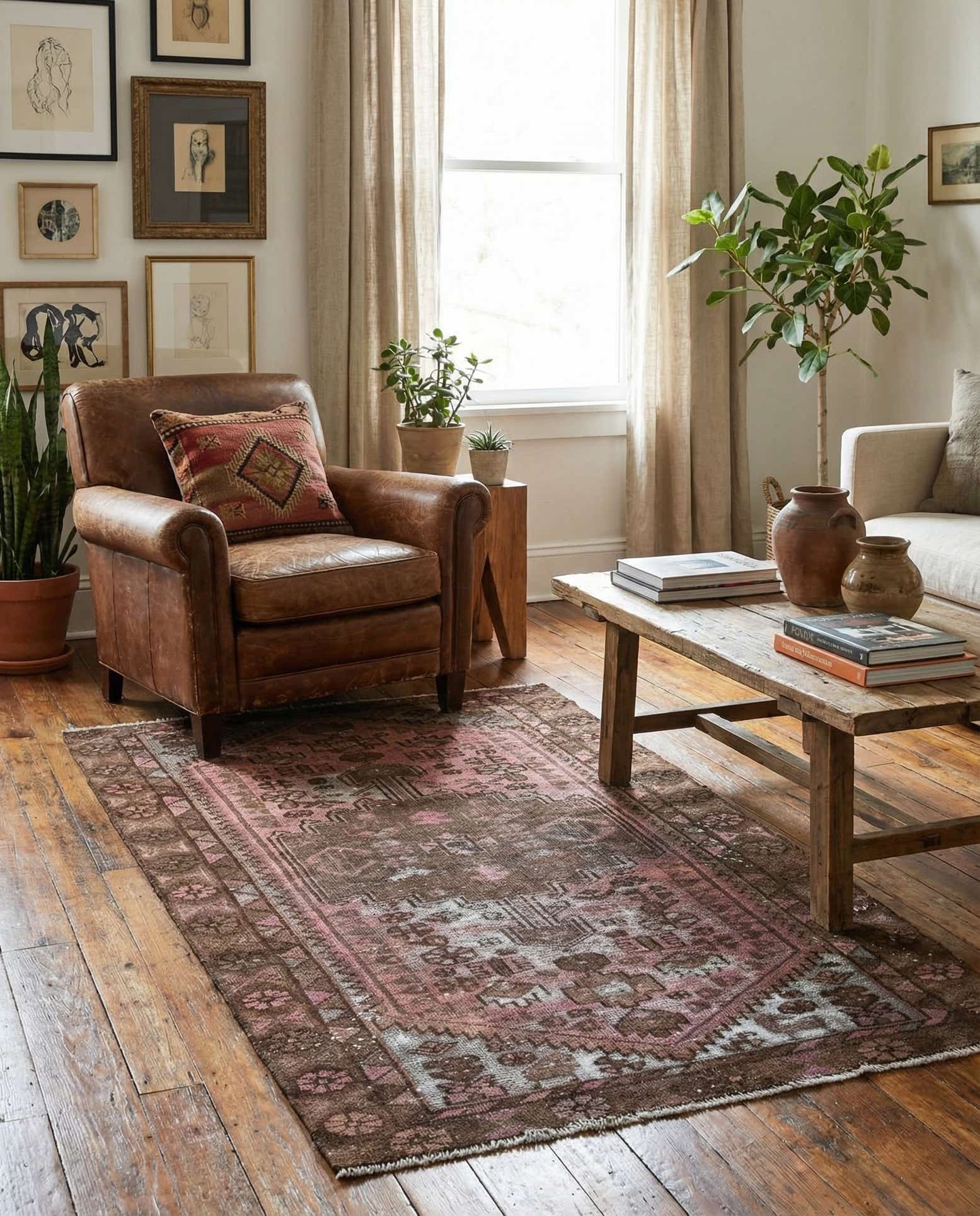 3' x 5' 3 Hand Knotted Ultra Vintage Persian Wool Rug