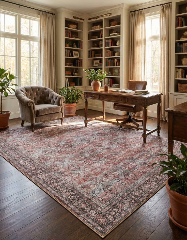 Detail image of 9' 5 x 13' 1 Washable Timeless Rug