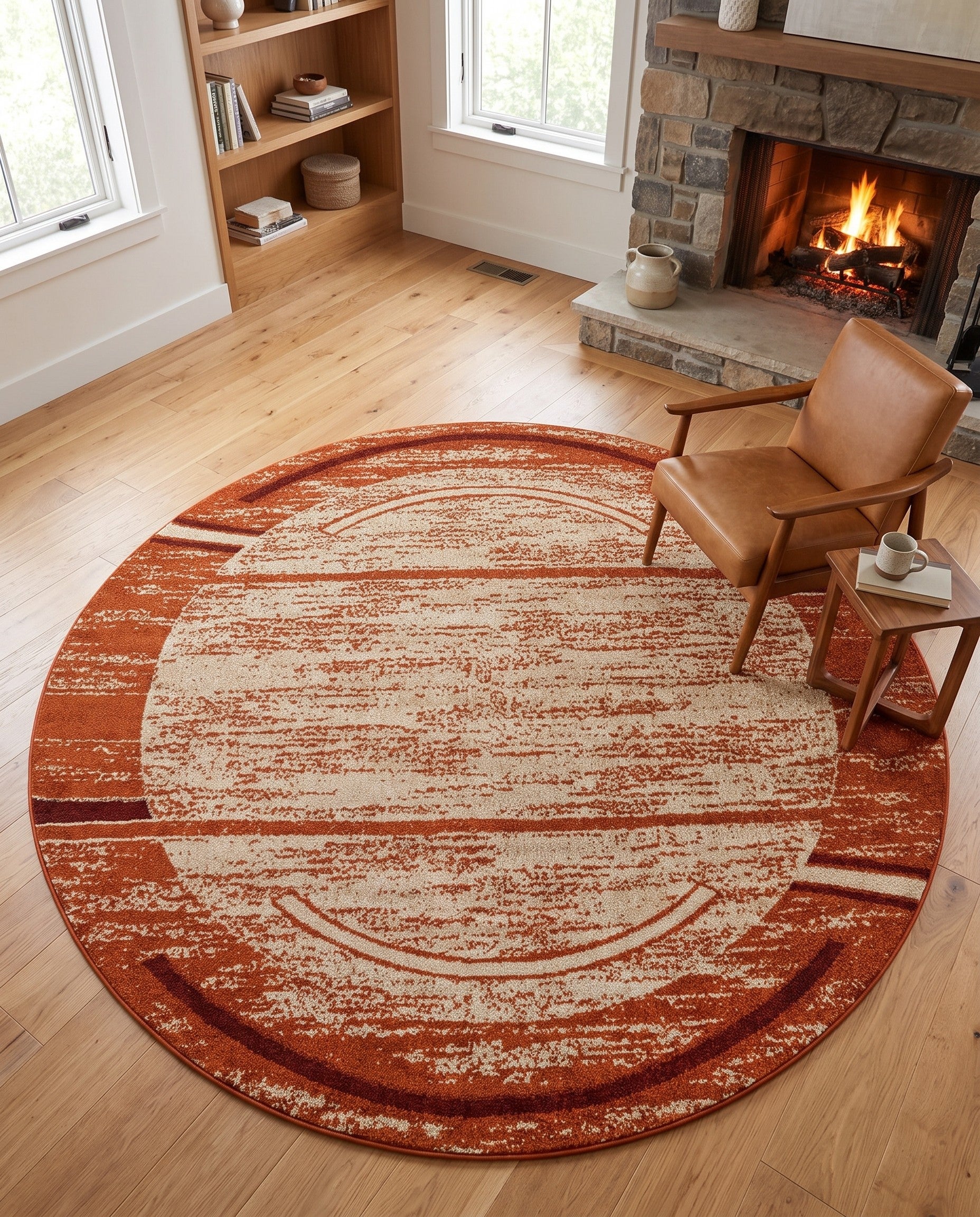 7' 10 x 7' 10 Equinox Round Rug