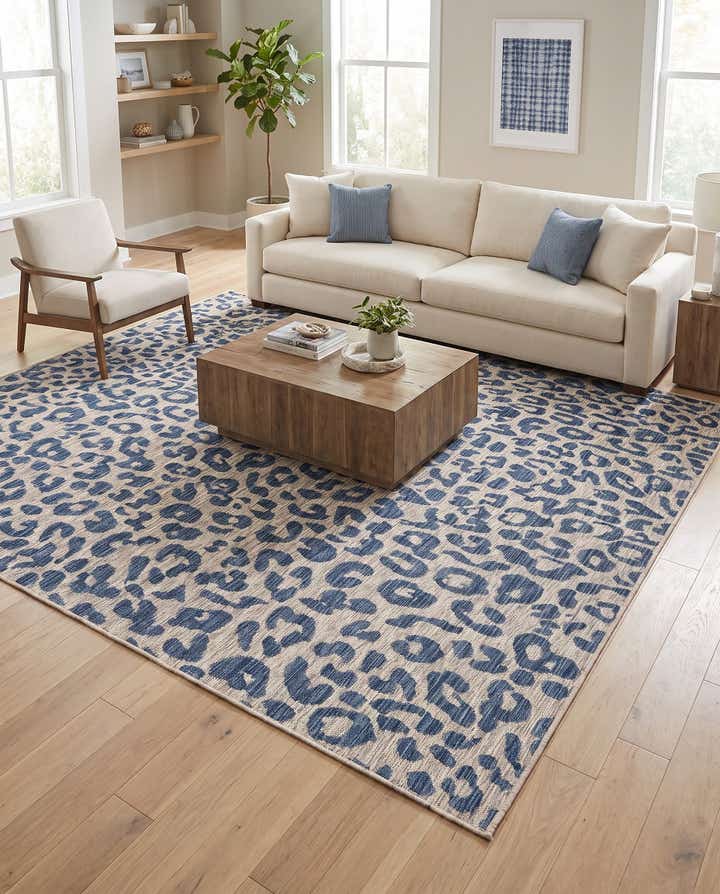 9' x 12' Easy-Clean Safari Indoor / Outdoor Rug