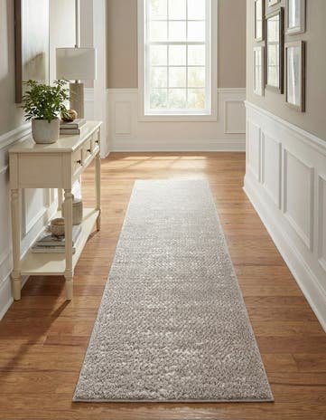 2' 7 x 10' Sepia Runner Rug
