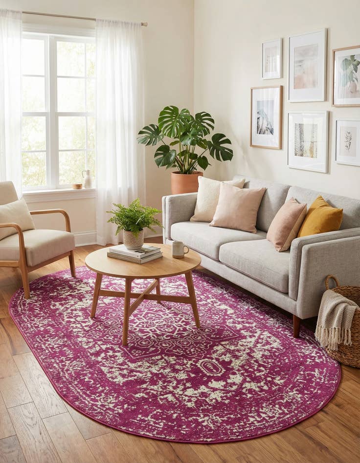 Detail image of  5' 3 x 8' Arlington Oval Rug