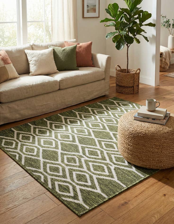 Detail image of 2' x 3'  Washable Jill Zarin Turks and Caicos Indoor / Outdoor Rug