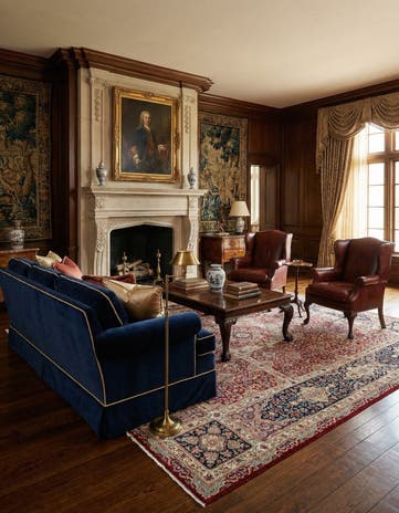 8' 1 x 11' 1 Hand Knotted Kerman Persian Wool Rug