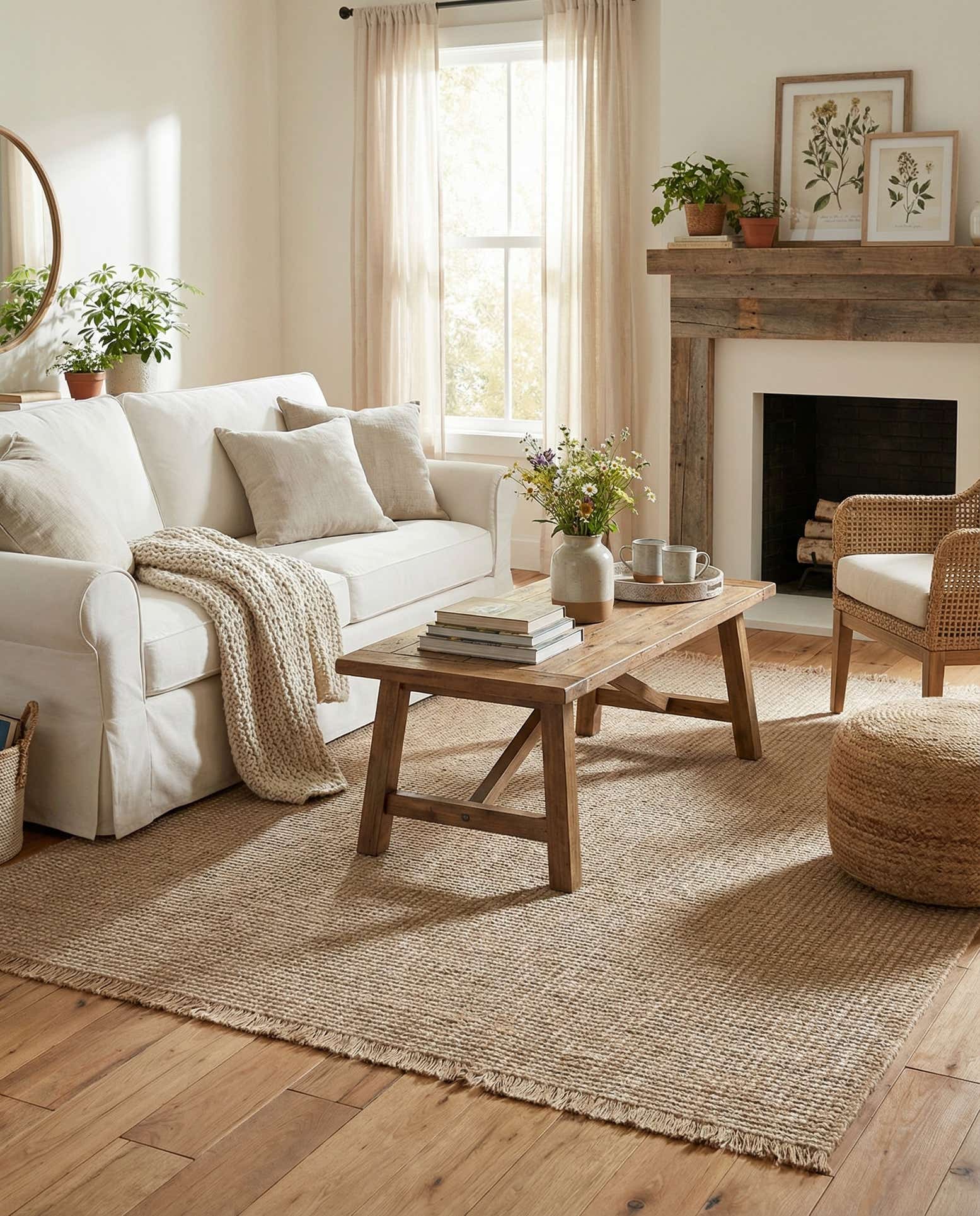 6' 1 x 9' Cottage Farm Rug