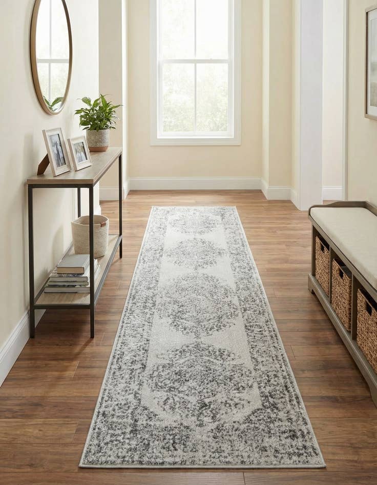 Detail image of 2' 7 x 14' Oxford Runner Rug