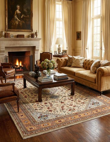 7' 10 x 11' 4 Hand Knotted Luribaft Rug