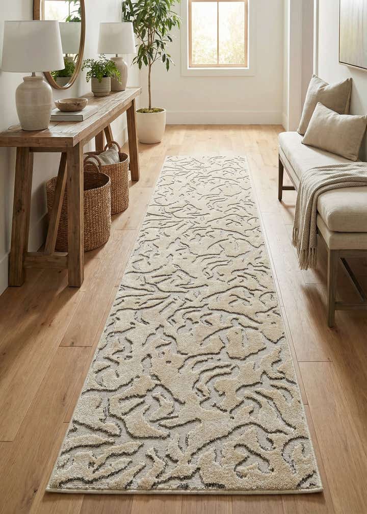 2' 7 x 12' Easy-Clean Sabrina Soto Indoor / Outdoor Runner Rug