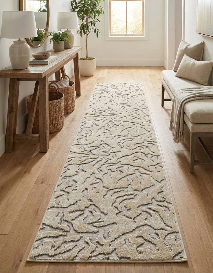 Detail image of 2' 7 x 12' Easy-Clean Sabrina Soto Indoor / Outdoor Runner Rug