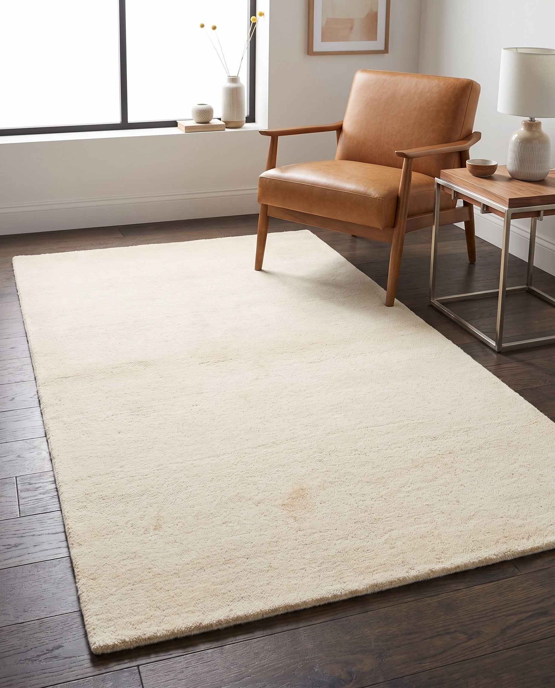 4' 1 x 6' Hand Knotted Gabbeh Wool Rug
