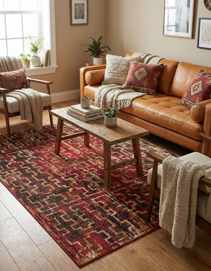 Detail image of 6' x 9' Saturn Rug