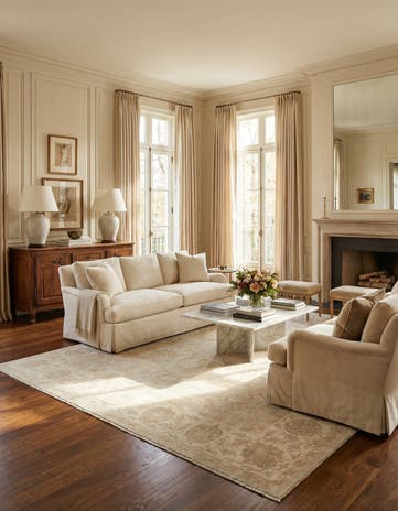7' 11 x 10' Hand Knotted Ziegler Rug