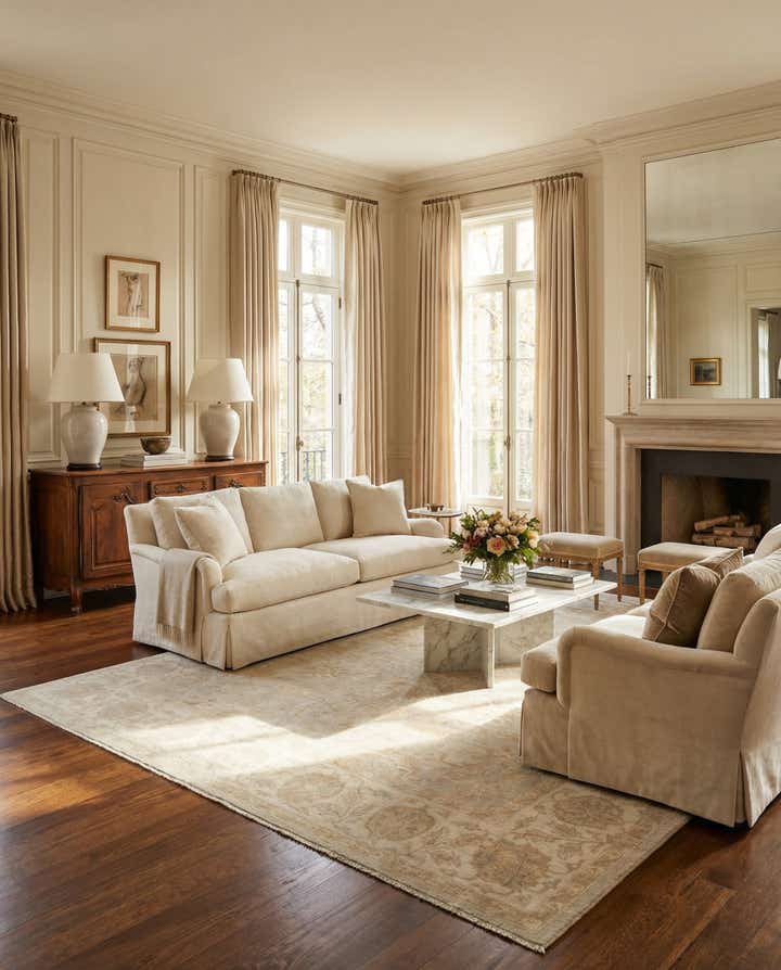 7' 11 x 10' Hand Knotted Ziegler Rug