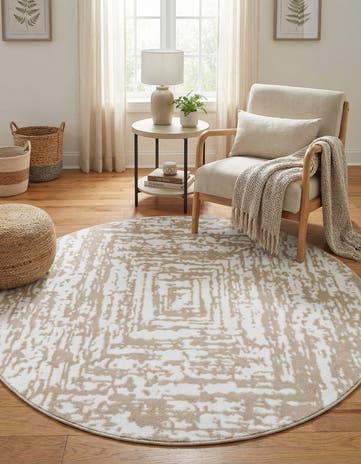 6' x 6' Hermitage Round Rug