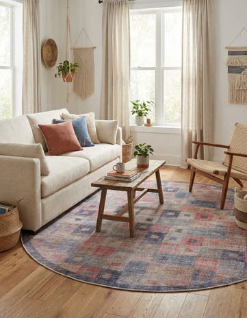 7' 10 x 7' 10 Washable Sisu Round Rug
