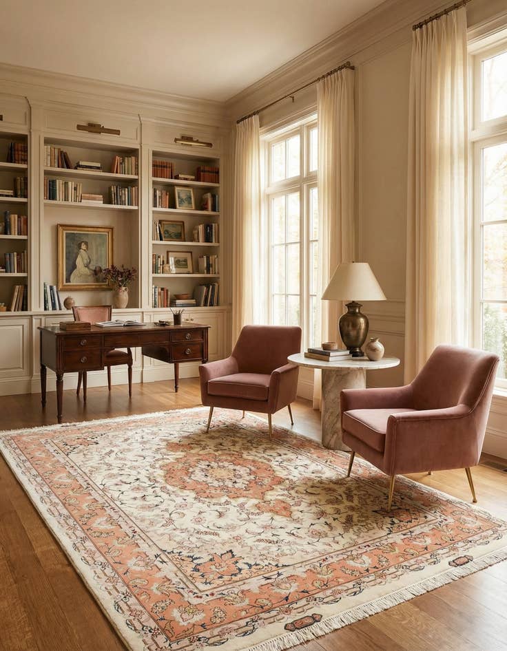 Detail image of  4' 11 x 6' 11 Tabriz Rug