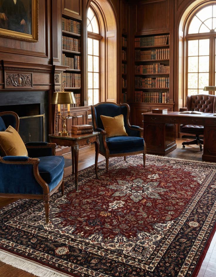 Detail image of  4' 7 x 7' 3 Lahour Rug