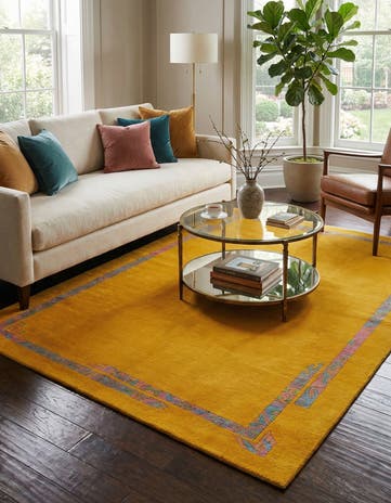 5' 8 x 7' 10 Hand Knotted Tibet Wool Rug
