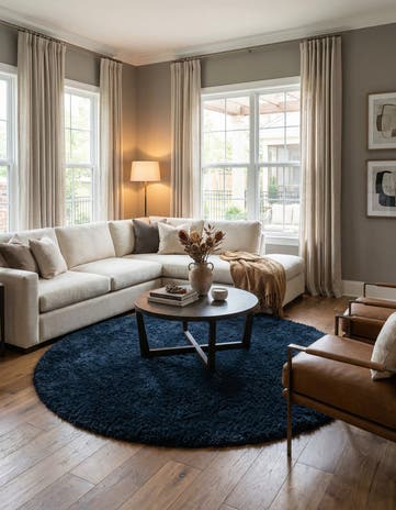 8' x 8' Infinity Shag Round Rug