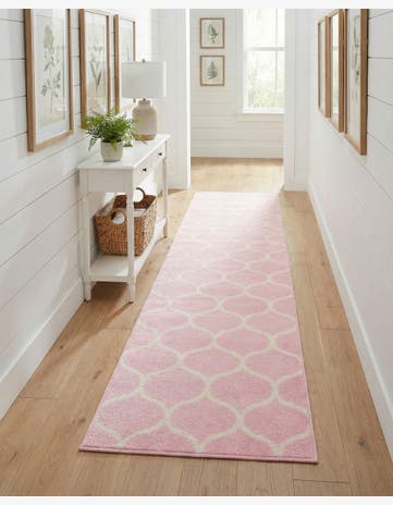 2' x 13' Trellis Frieze Runner Rug