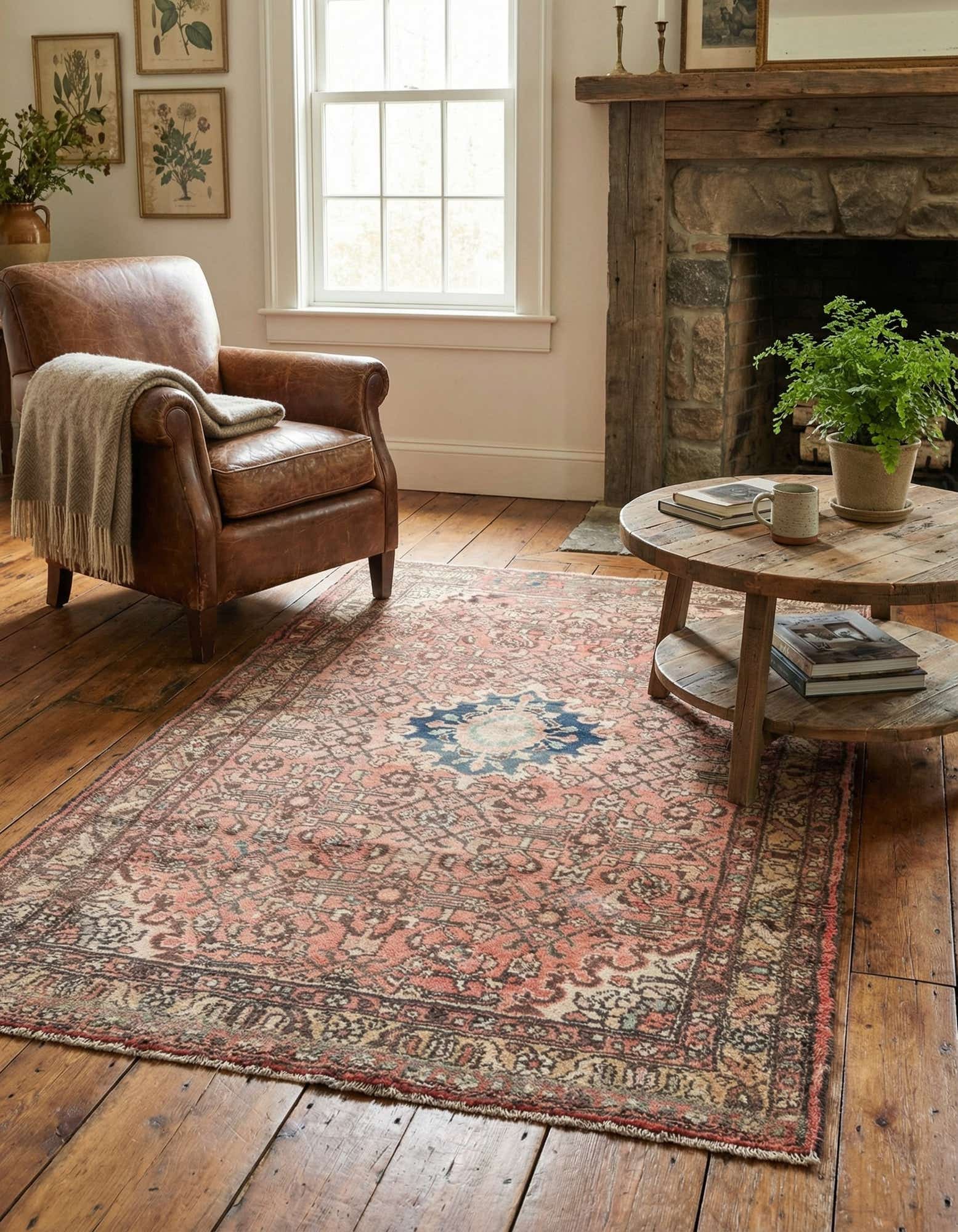 3' 9 x 5' 10 Hand Knotted Persian Wool Rug