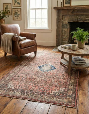 3' 9 x 5' 10 Hand Knotted Persian Wool Rug