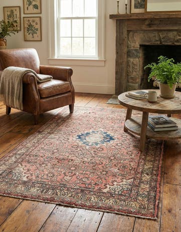 3' 9 x 5' 10 Hand Knotted Persian Wool Rug