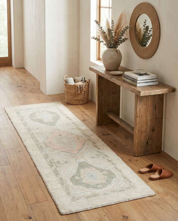 3' x 8' 9 Hand Knotted Moroccan Wool Runner Rug