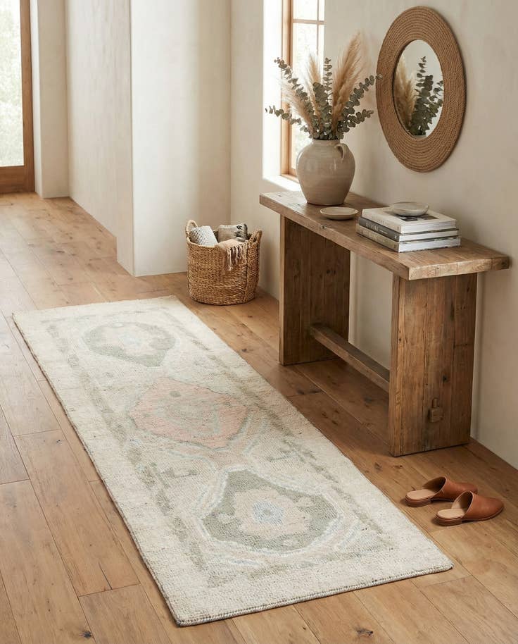 Detail image of 3' x 8' 9 Hand Knotted Moroccan Wool Runner Rug