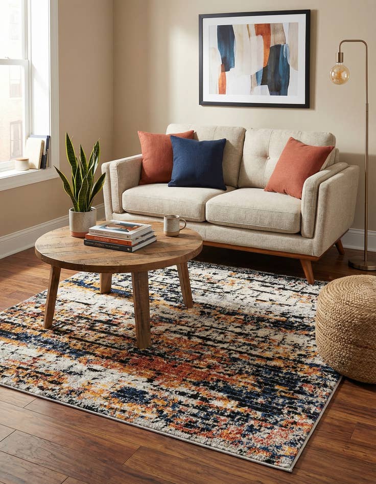 Detail image of 4' x 4' Tucson Square Rug