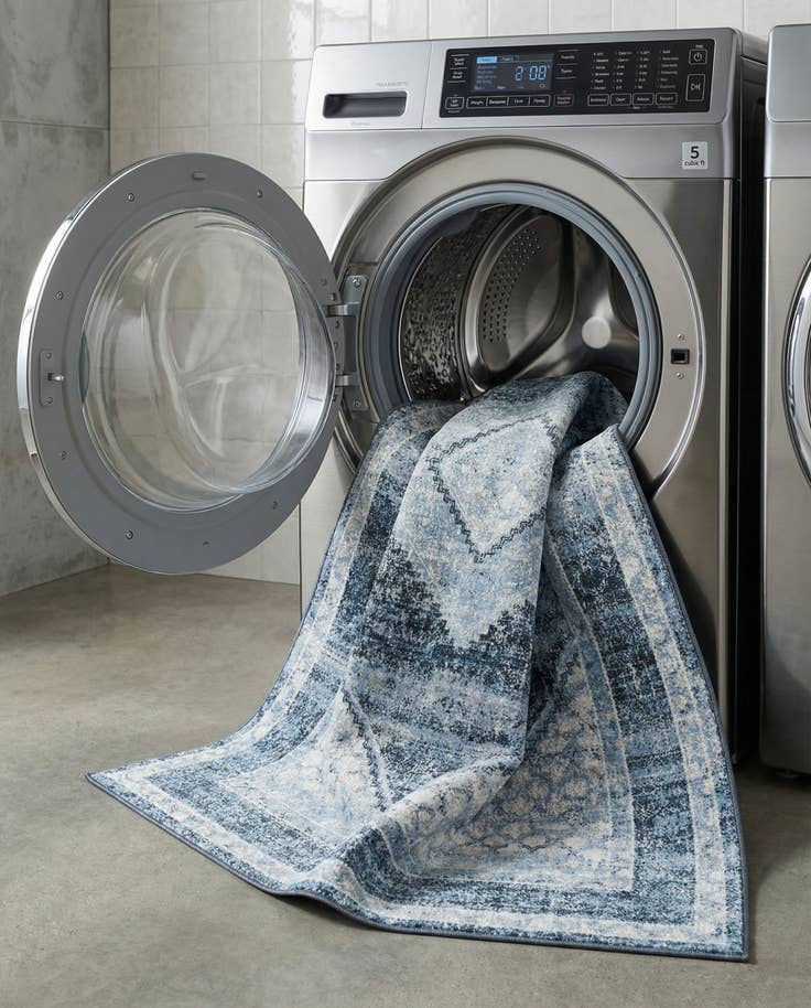 Detail image of 5' 3 x 8' Kamala Washable Rug