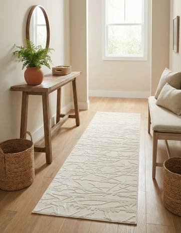 Ivory Finsbury Runner Rug