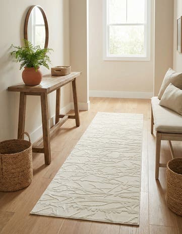 Ivory Finsbury Runner Rug