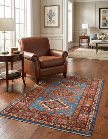 2' 10 x 4' Hand Knotted Kazak Rug