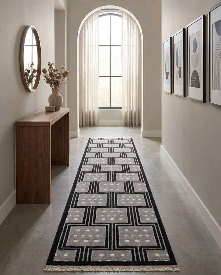 2' 9 x 13' 1 Hand Knotted Darya Wool Runner Rug