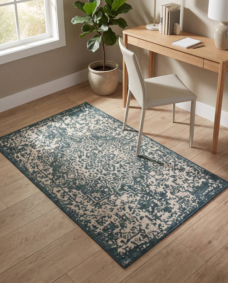 Detail image of 3' x 5' 3 Easy-Clean Jill Zarin Dubai Indoor / Outdoor Rug