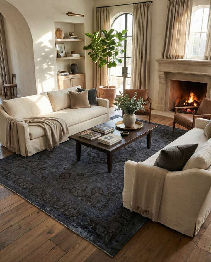 9' 8 x 12' 3 Hand Knotted Ultra Vintage Persian Wool Rug