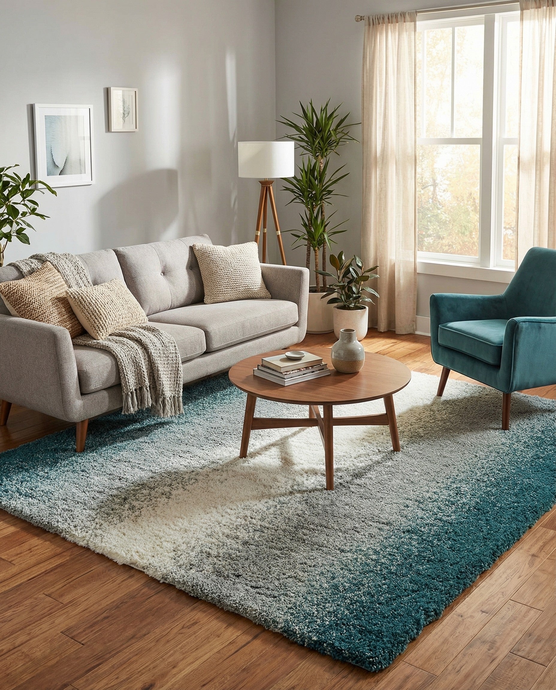  7' 10 x 7' 10 Soft Touch Shag Square Rug