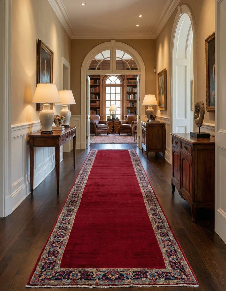 Detail image of 3' x 16' 1 Kerman Runner Rug