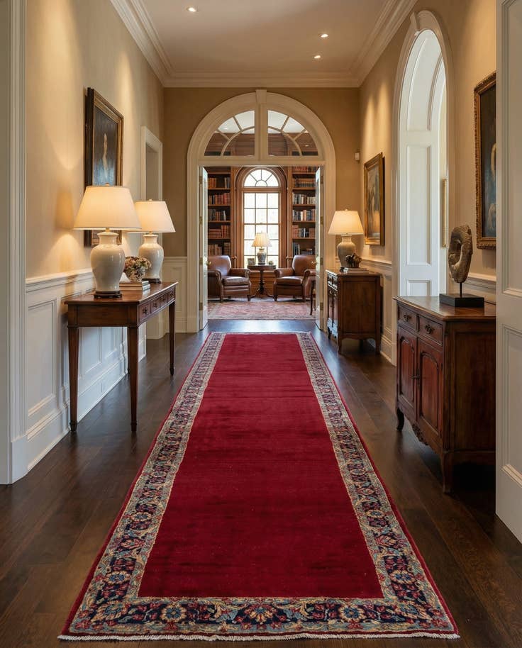 Detail image of 3' x 16' 1 Kerman Runner Rug