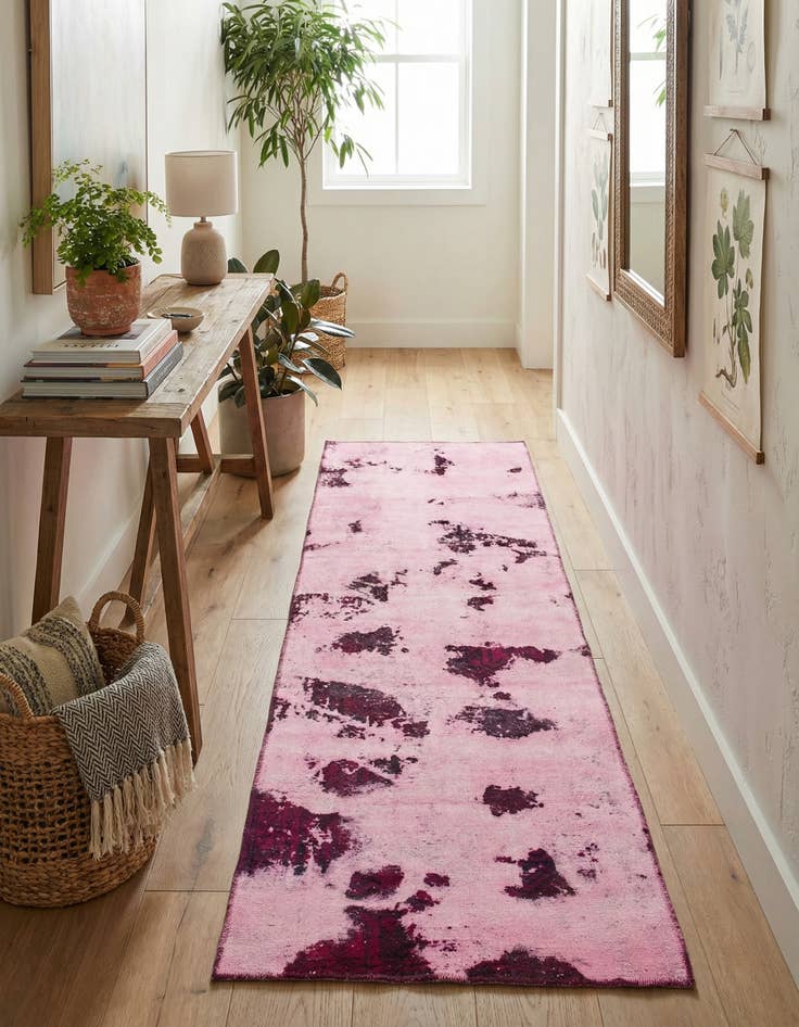 Detail image of 3' 2 x 8' 10  Hand Knotted Ultra Vintage Persian Wool Runner Rug