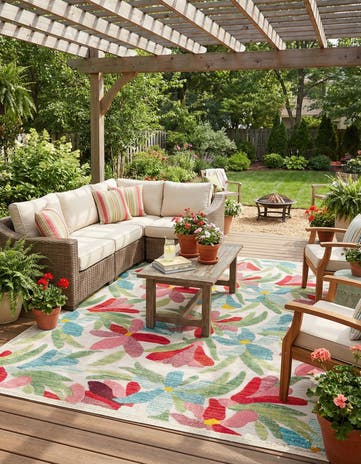 Easy-Clean Casablanca Indoor / Outdoor Rug