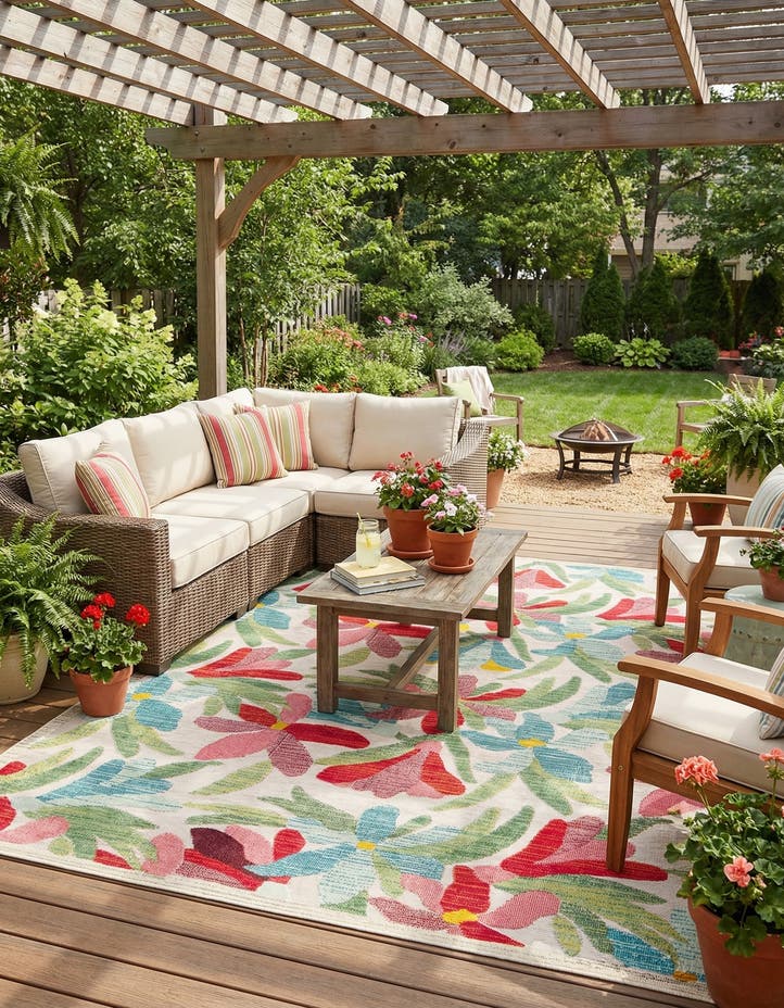 9' x 12' Easy-Clean Casablanca Indoor / Out...