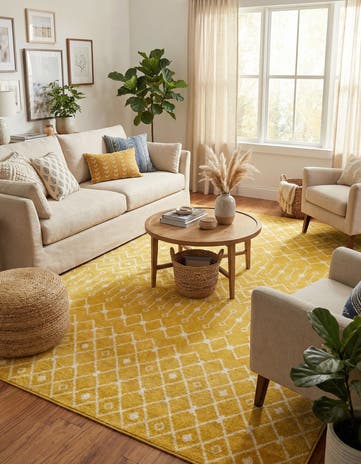9' x 12' Moroccan Trellis Rug