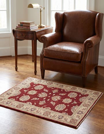 3' 6 x 4' 10 Hand Knotted Ziegler Rug